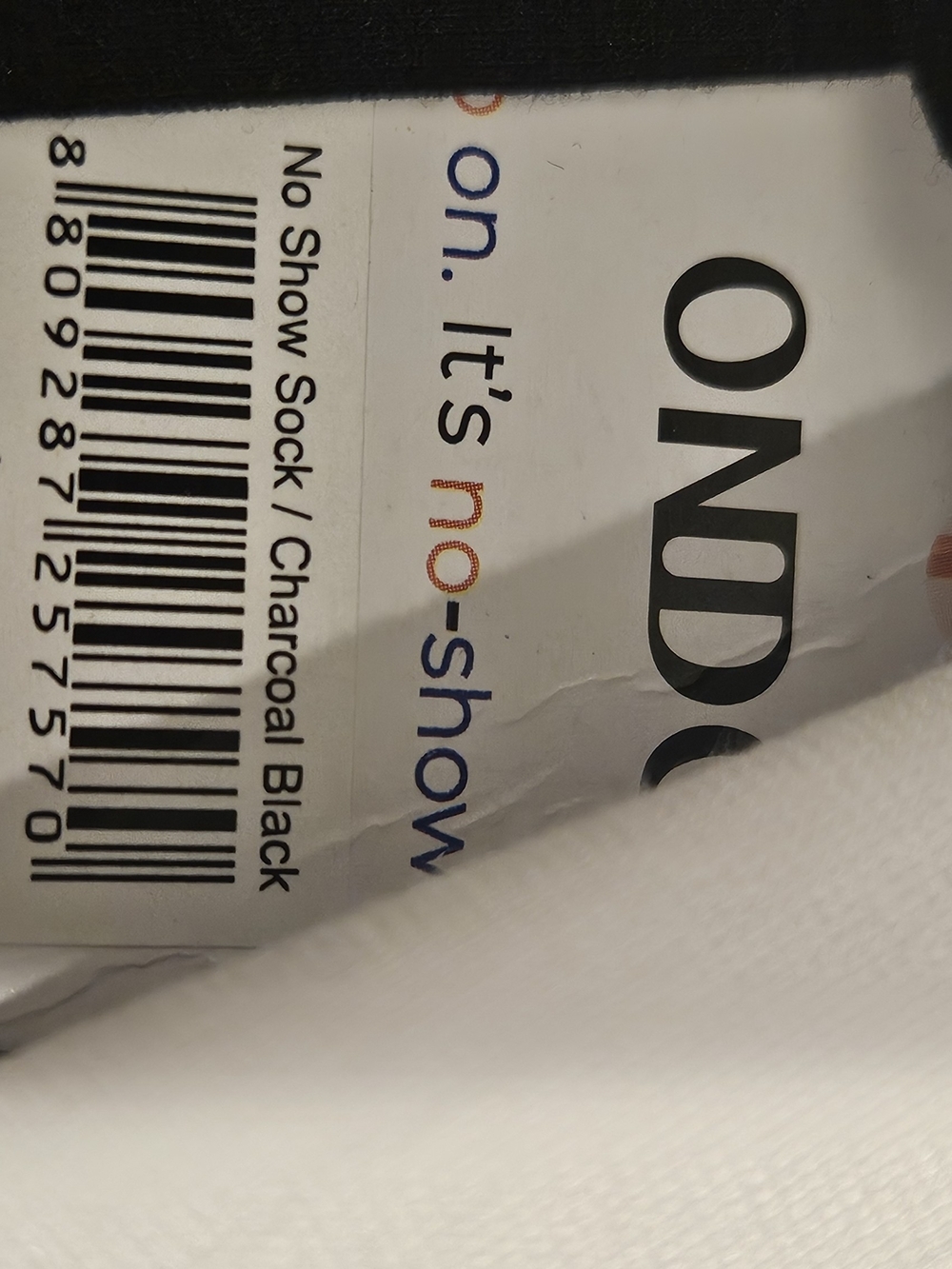 ONDO No-Show Sock Trio - Black, Gray, White NWT - Picture 5 of 16